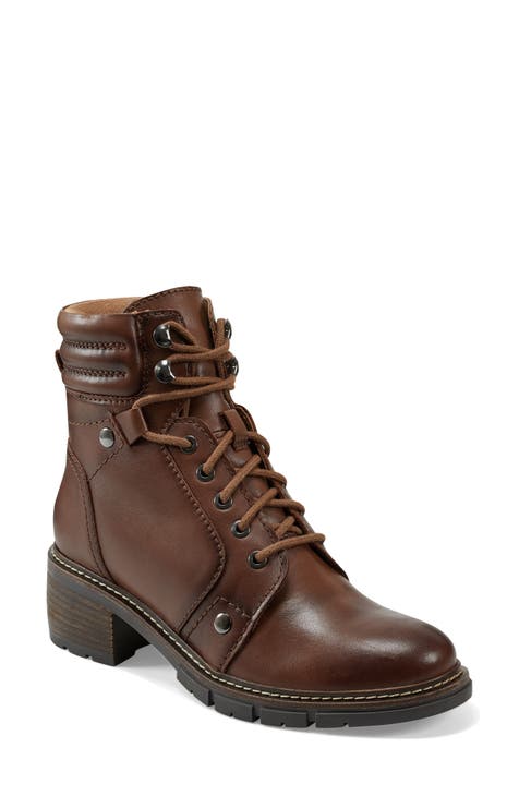 Real leather combat boots womens on sale