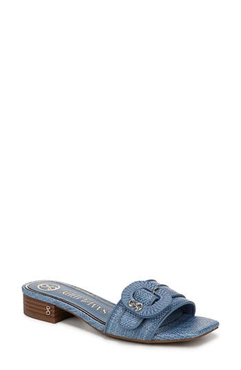 Sam & Libby Kandie Slide Sandal In Blue