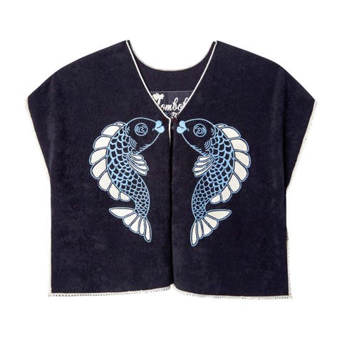 'Fish Smooch' Hand Towel Top