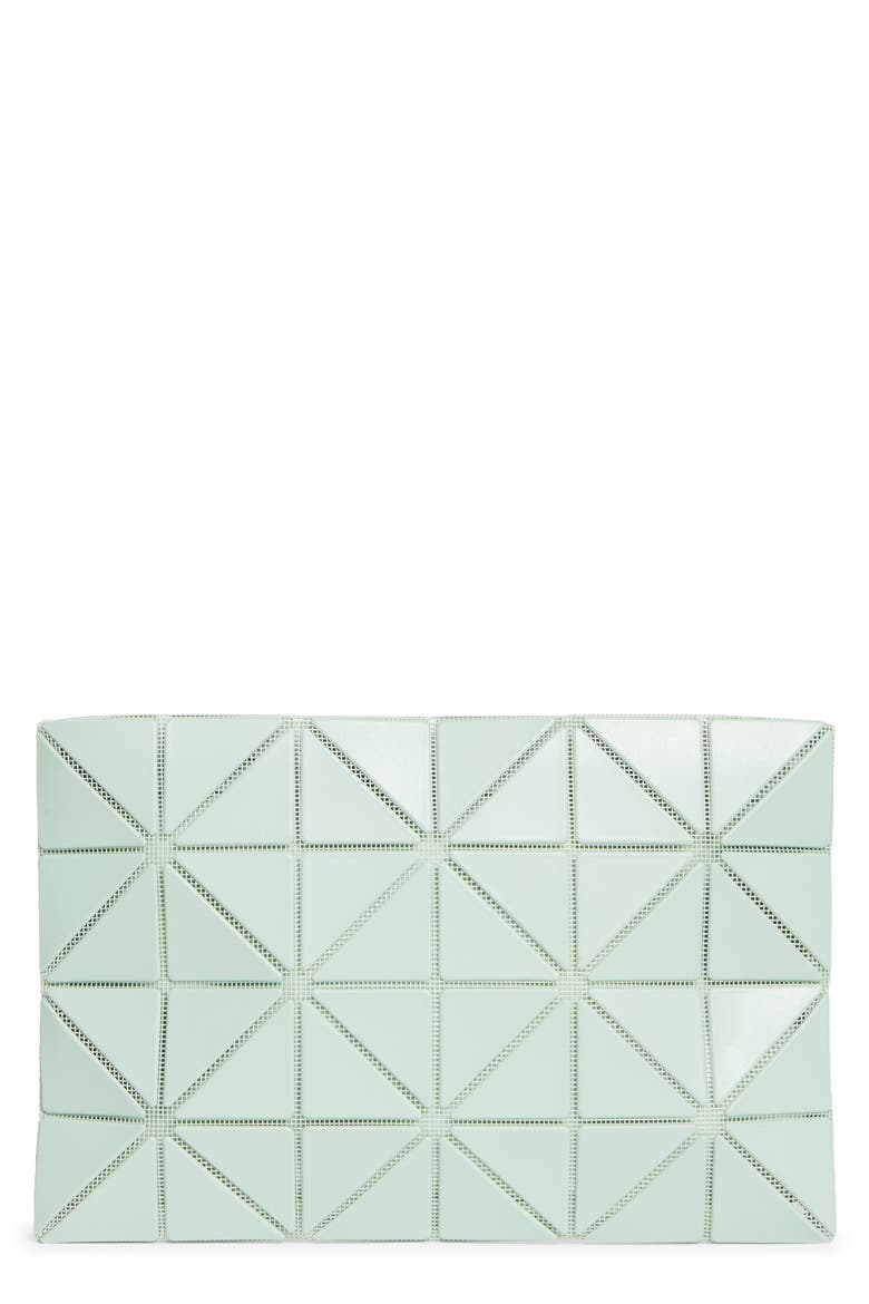 Lucent Zip Pouch, Main, color, GREEN X LIGHT GREEN