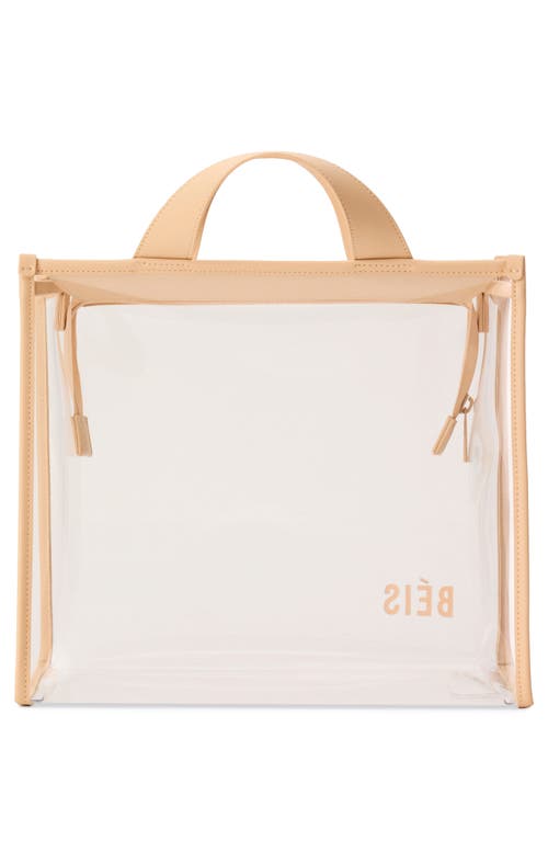 Beis Béis The Clear Stadium Tote In Neutral