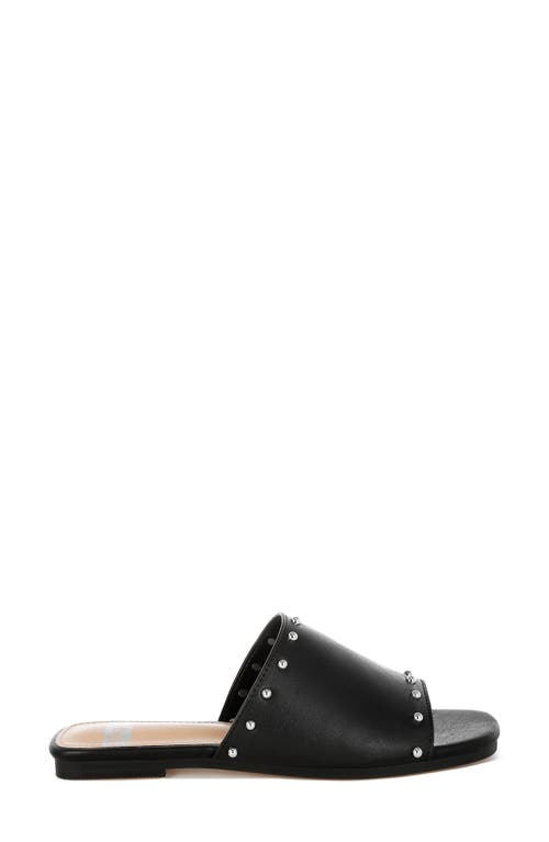 Rag & Co Renaldi Studded Leather Slide Sandal