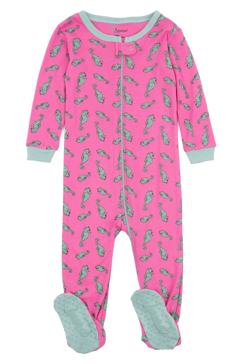 Kids Cotton Footed Printed Pajamas, Animal, Holiday & Fun Prints, Main, color, MULTI