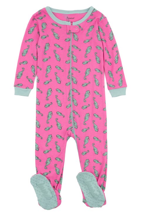Kids Cotton Footed Printed Pajamas, Animal, Holiday & Fun Prints
