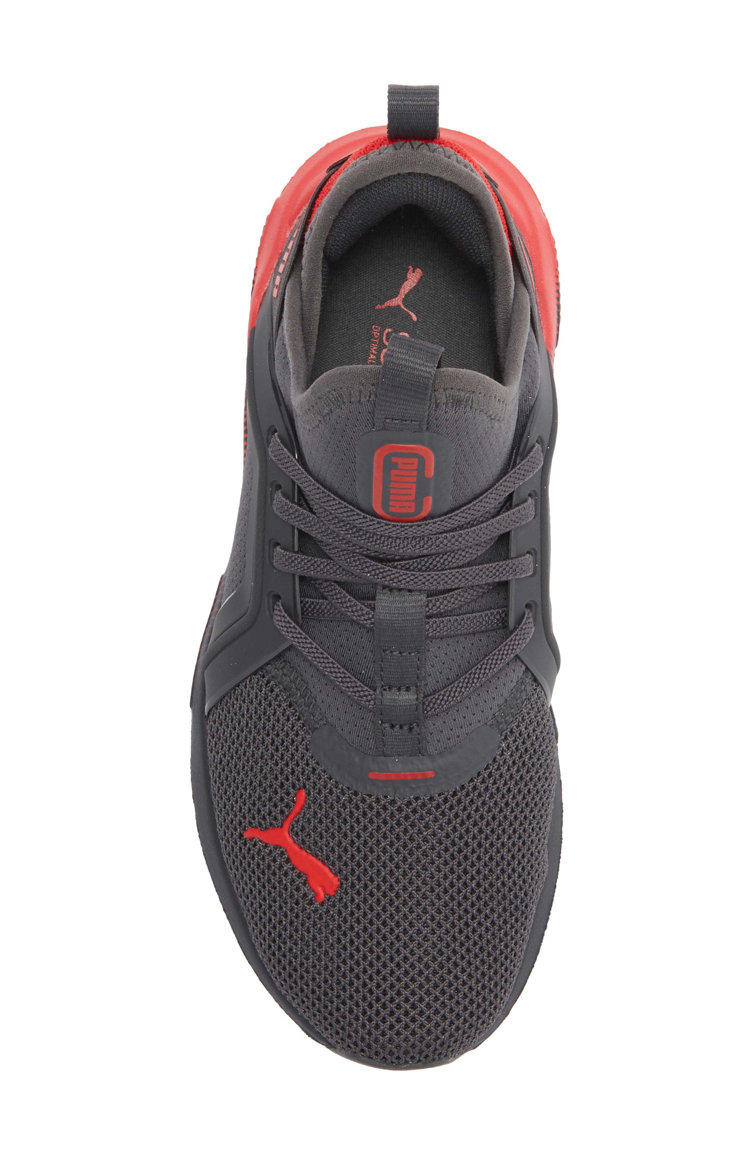 PUMA Kids' Soft Enzo 5 Sneaker, Alternate, color, Dusky Gray/ For All Time Red