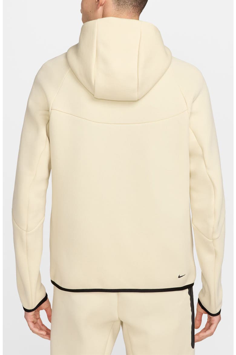 Tech Windrunner Zip Hoodie, Alternate, color, LIGHT KHAKI/ BLACK