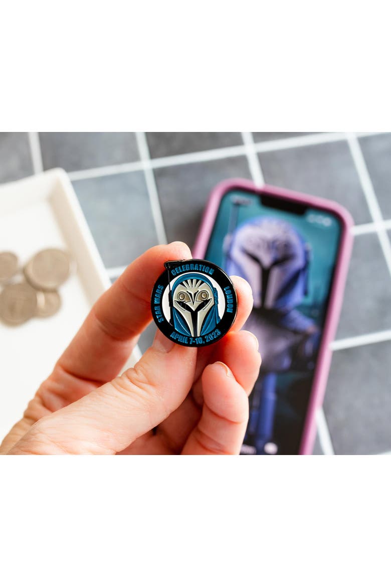 Star Wars The Mandalorian Bo-Katan Enamel Pin | SWC 2023 Exclusive, Alternate, color, Black