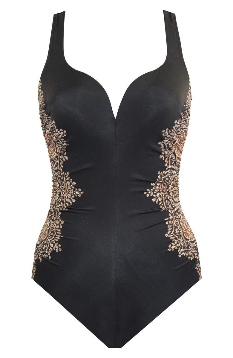 Miraclesuit<sup>®</sup> Cappadocia Temptation Underwire One-Piece Swimsuit, Alternate, color, Blm