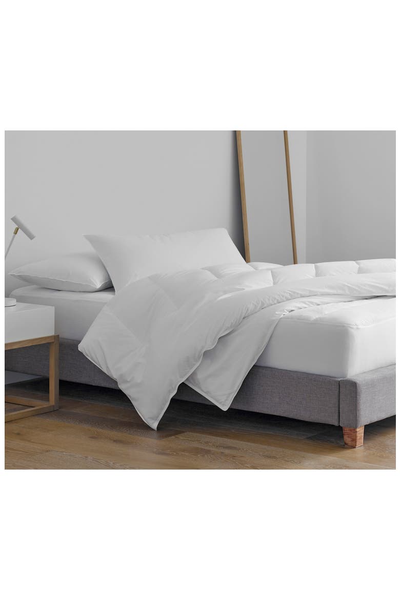 Clean Essentials Pillow & Pillow Protector Set, Main, color, WHITE