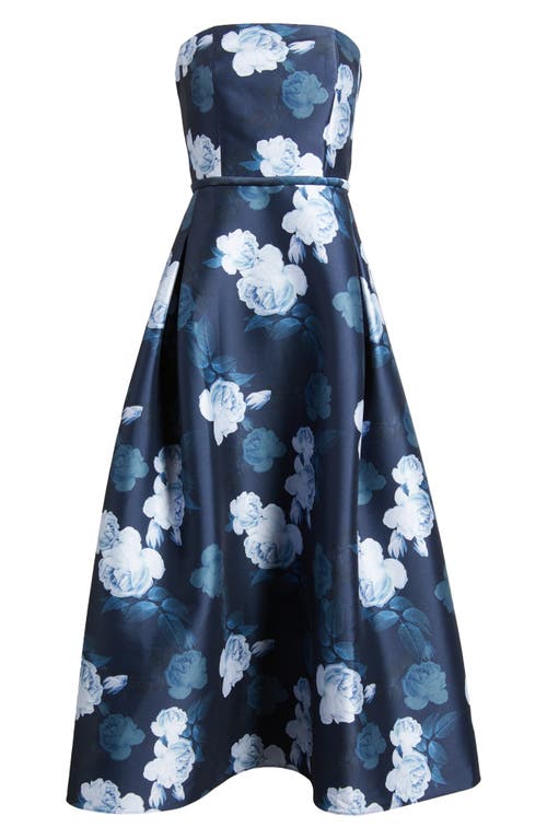 Sachin & Babi Shay Dress In Midnight Glacial Rose
