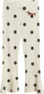 Mini Rodini Kids' Polka Dot Stretch Cotton Pants