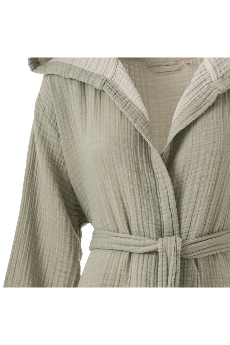 Soho Supersoft 4-Layer Cotton Gauze Robe, Alternate, color, Sage Green - L/XL