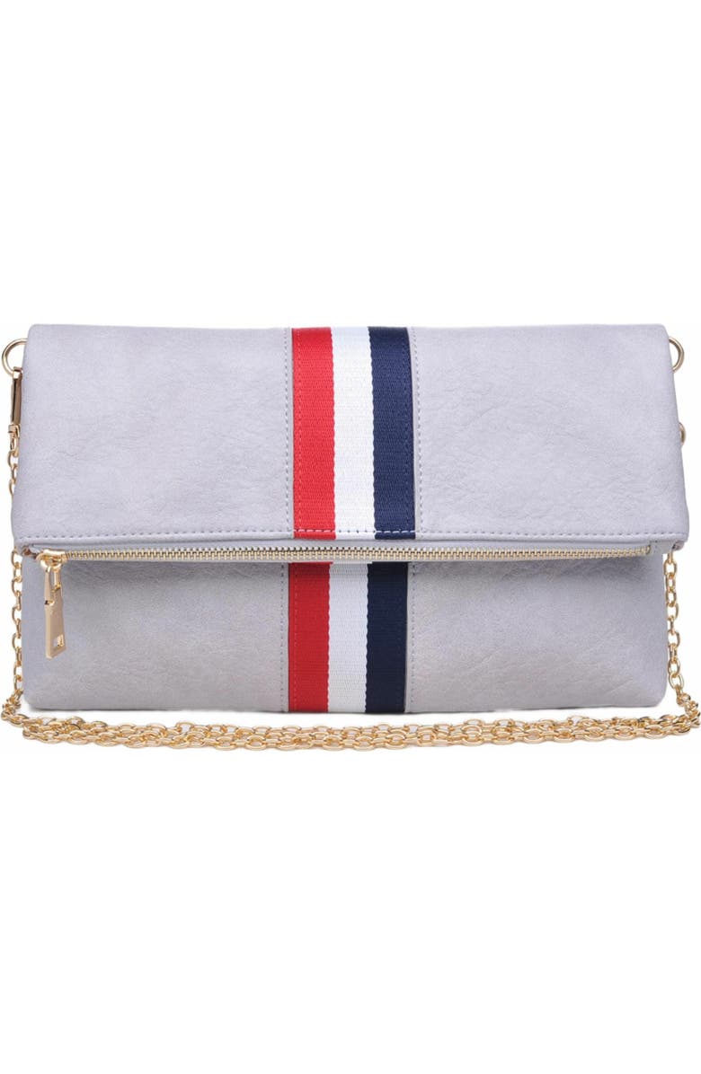 MODA LUXE Jules Clutch, Main, color, Dove Grey