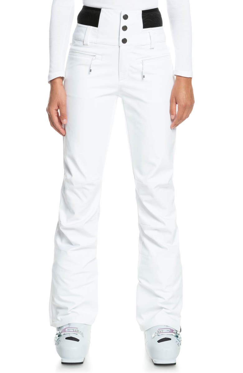 Roxy Rising High Shell Crop Snow Pants, Main, color, 