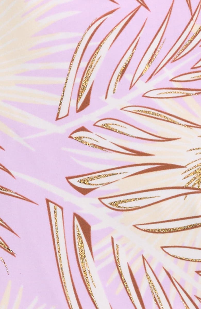 Shade Critters Kids' Rosette One-Piece Swimsuit & Sequin Cover-Up Skirt Set, Alternate, color, Purple