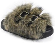 ZIGI Fire Faux Fur Platform Sandal