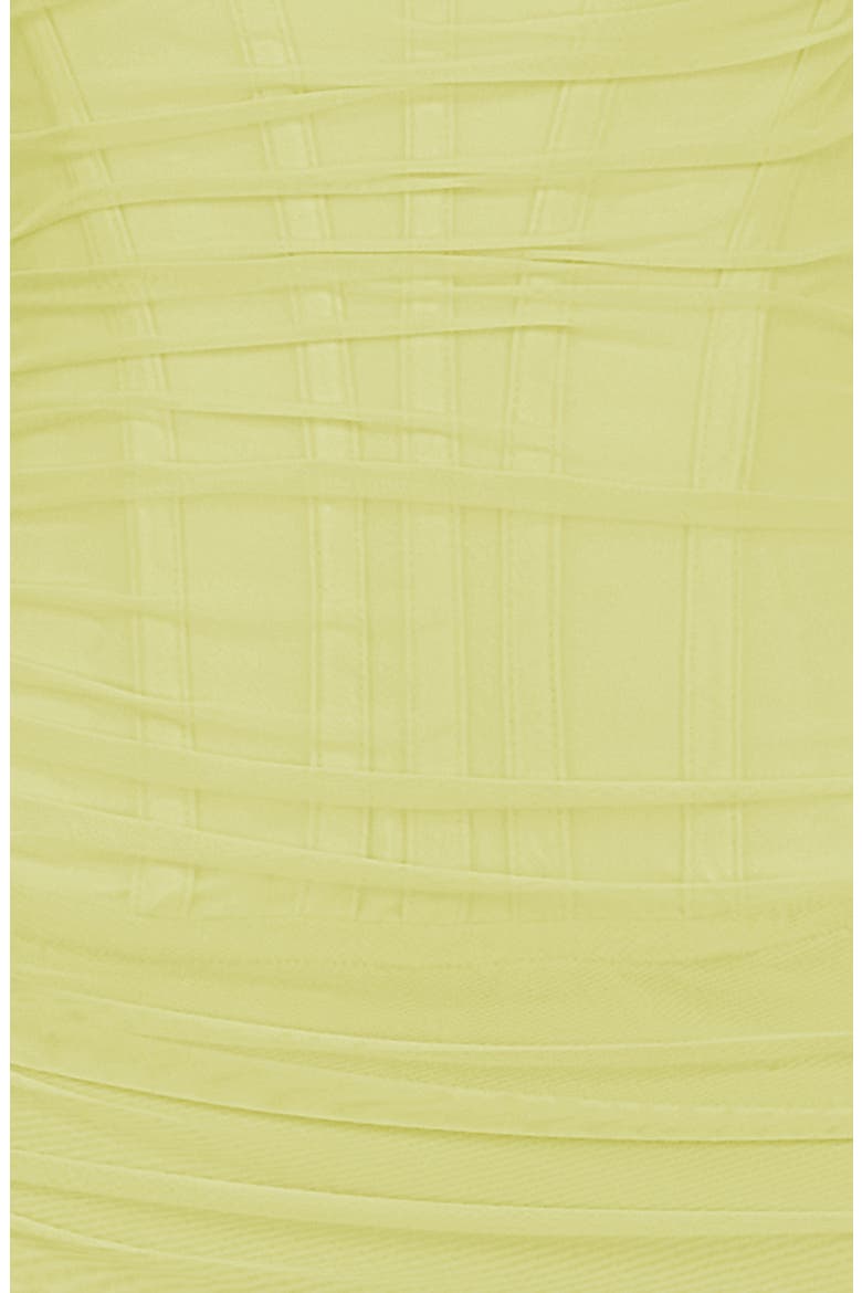 Nalini Mesh & Lace Corset Gown, Alternate, color, LIMEADE
