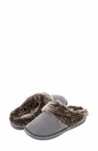 Indoor/Outdoor Faux Fur Lined Slipper
