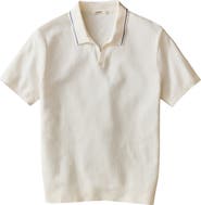 Marine Layer Greyson Short Sleeve Polo Sweater