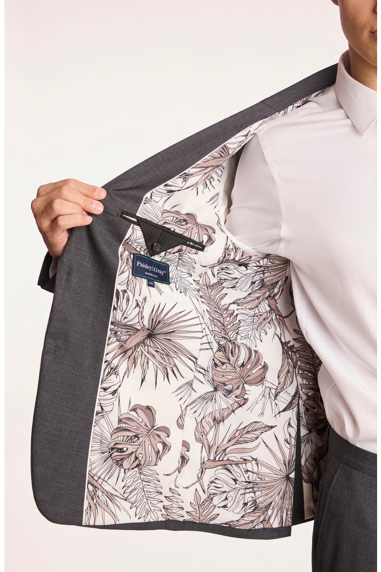 Ashton Modern Fit Sport Coat, Alternate, color, CHARCOAL SHARK