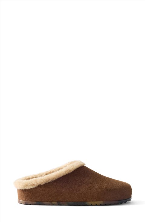 The Revelvet Après Faux Fur Lined Clog