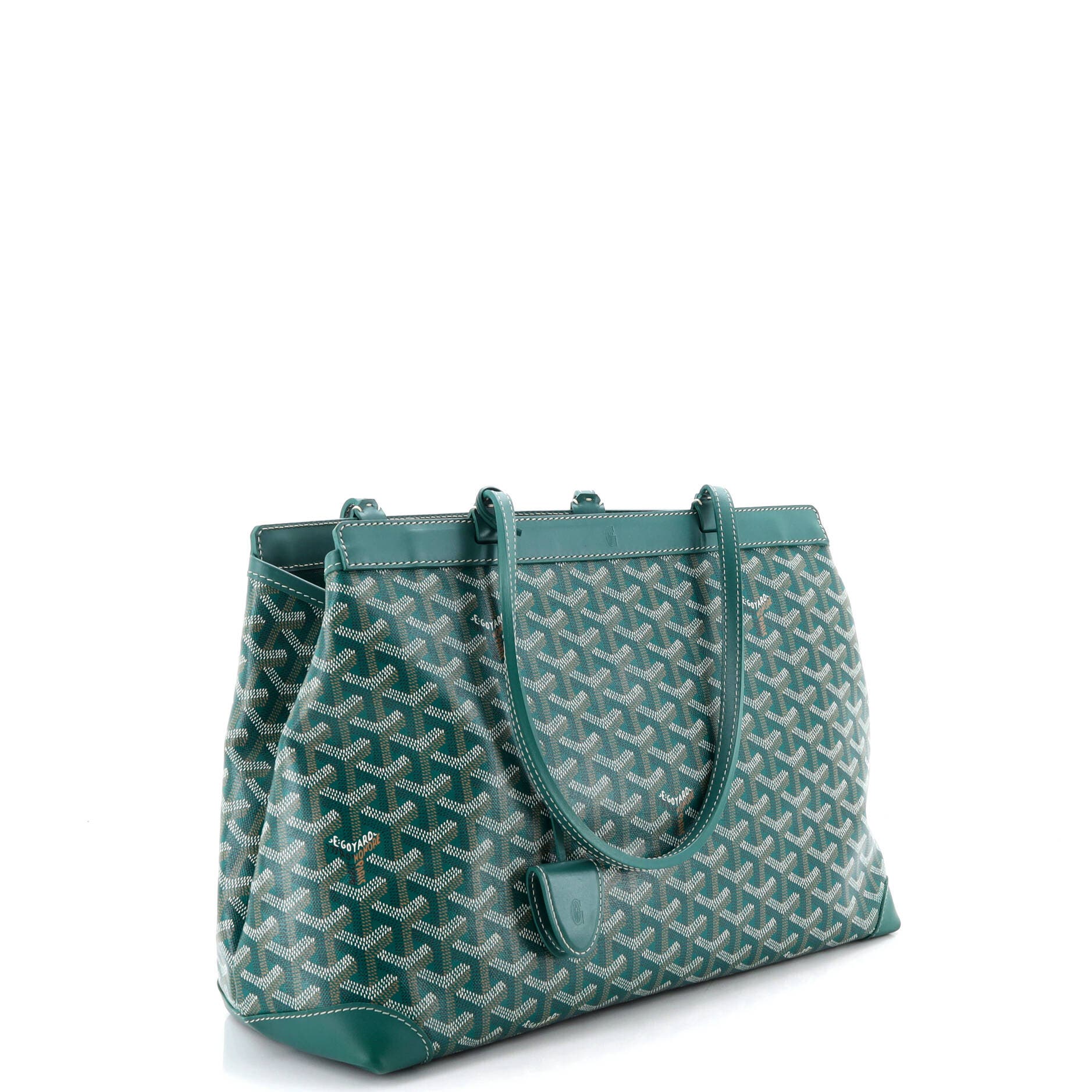 Bellechasse Bag Coated Canvas PM, Alternate, color, Green