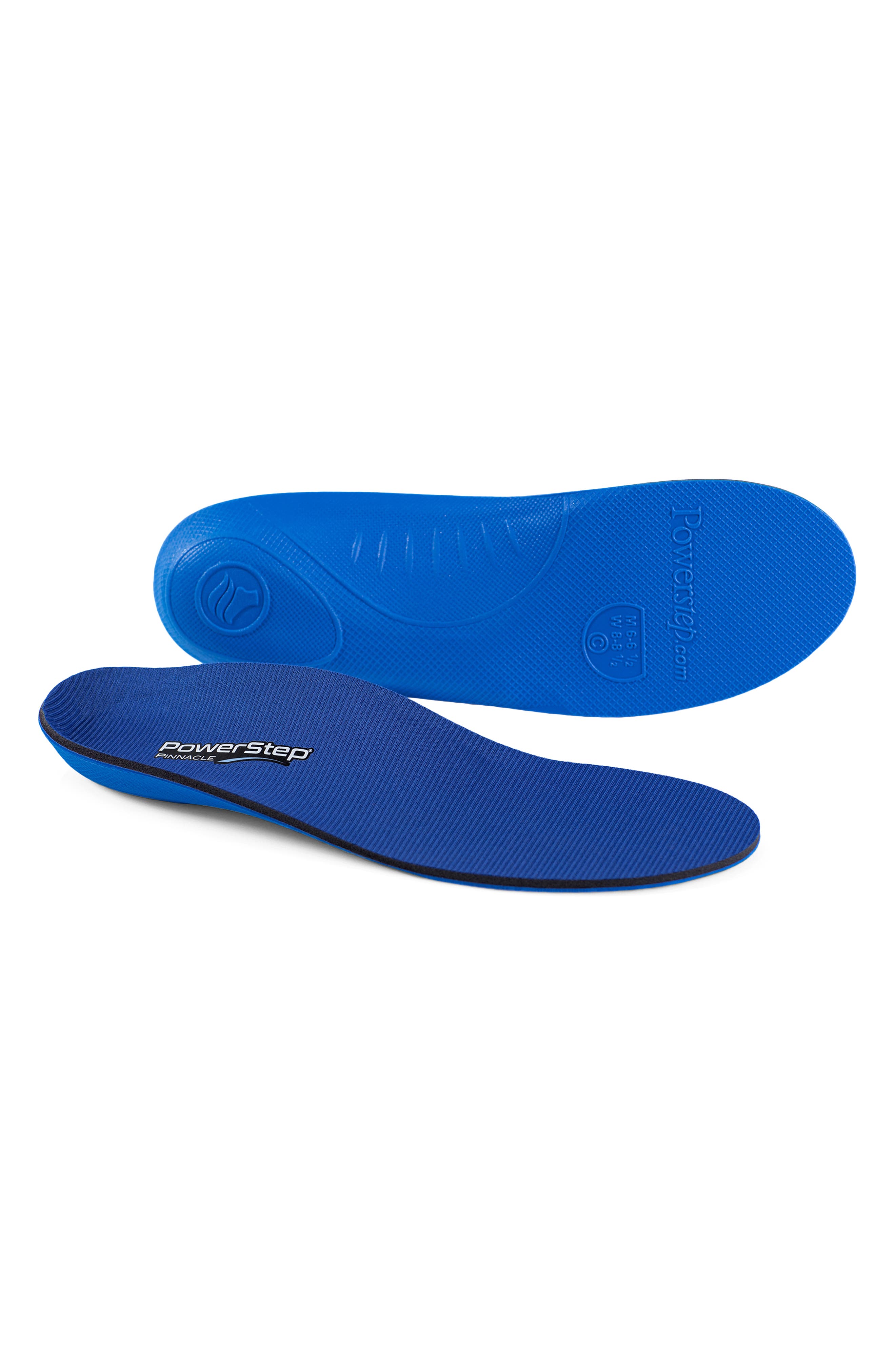 Foot Petals PowerStep® Pinnacle Orthotic Insoles, Alternate, color, BLUE
