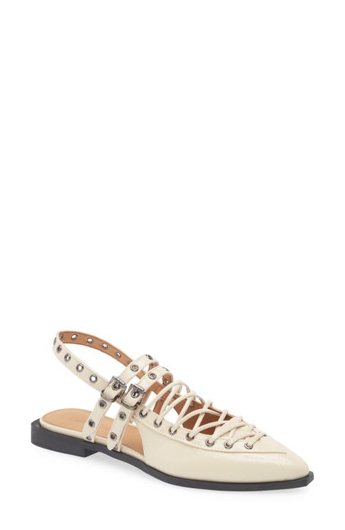 Steve Madden Galanti Slingback Flat In Nude