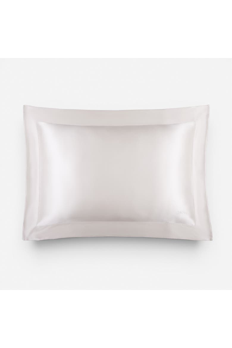 Hyaluronic Acid Infused Silk Pillowcase, Main, color, Akoya Pearl