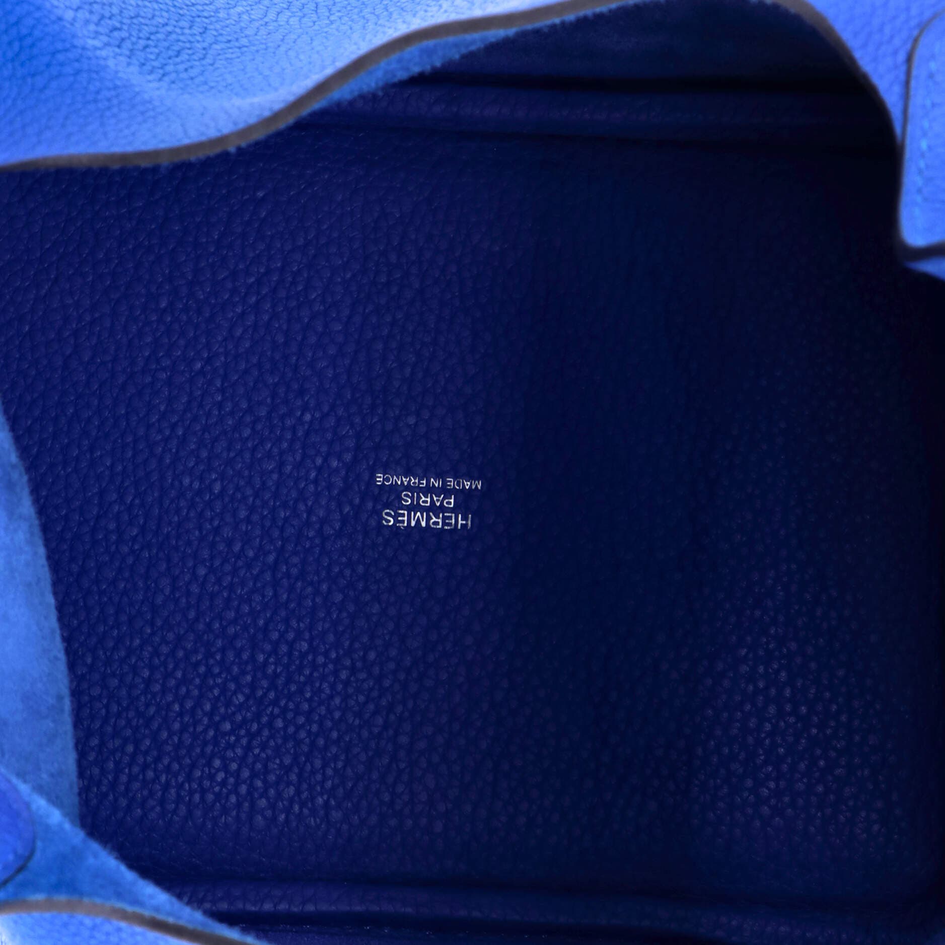 Pre-Owned Hermes Picotin Lock Bag Maurice PM, Alternate, color, Bleu France