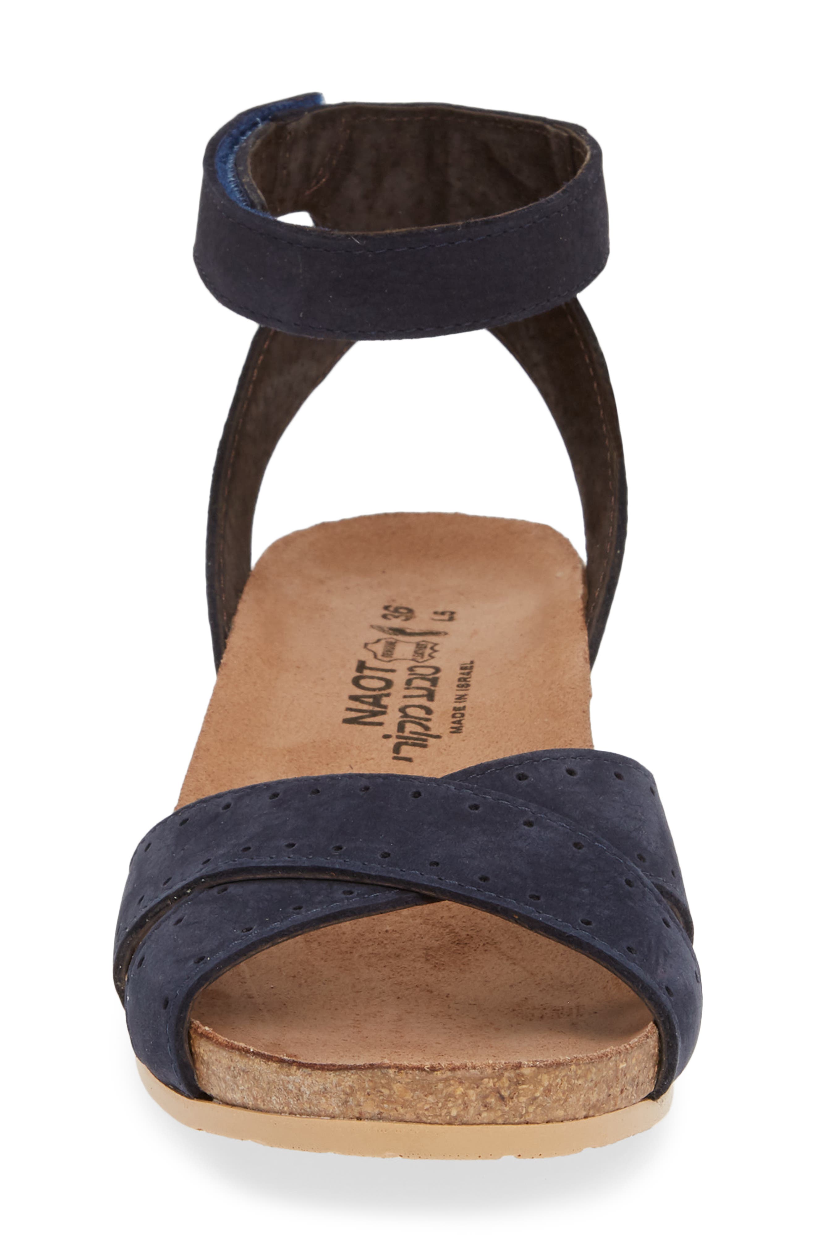 Wand Wedge Sandal, Alternate, color, NAVY