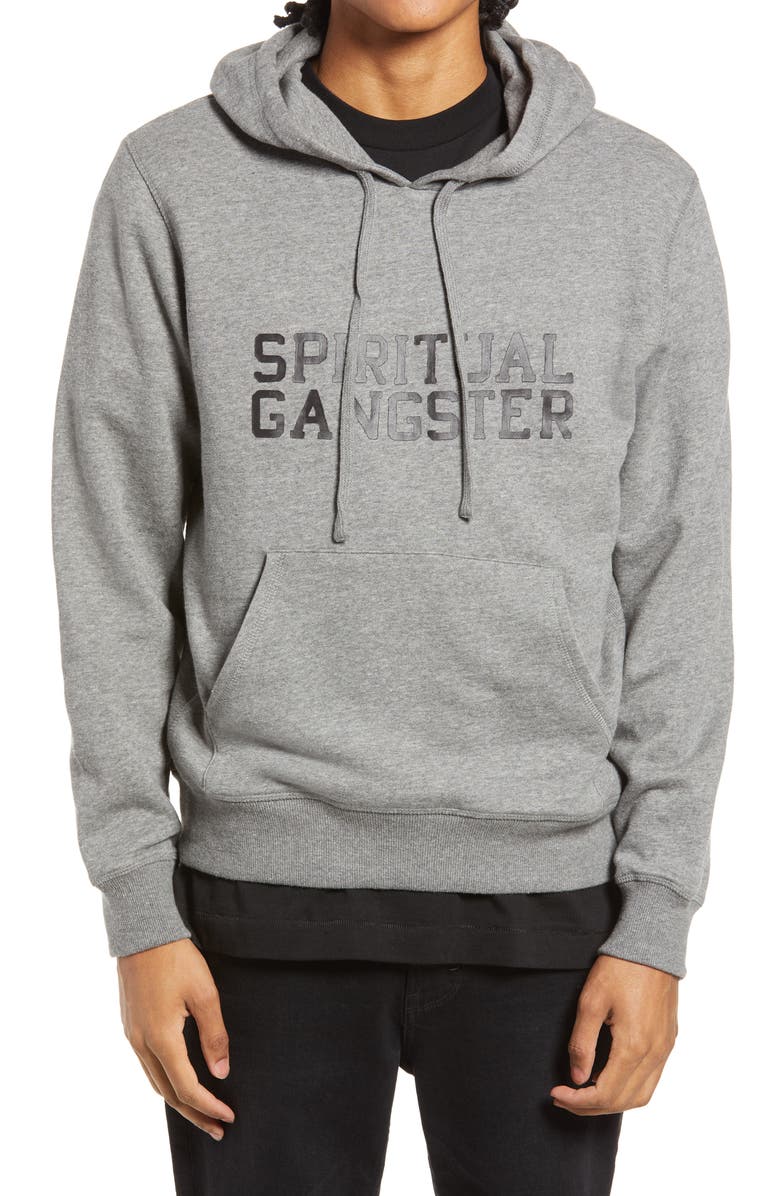 Spiritual Gangster Vibes Logo Hoodie, Main, color, 