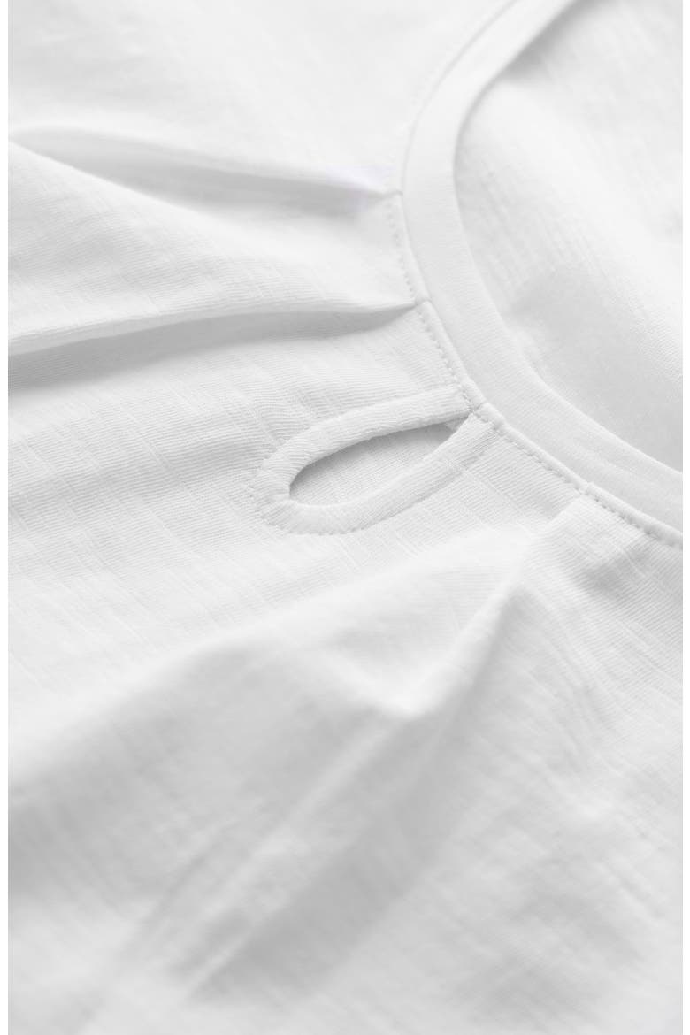 Appletree Keyhole Organic Cotton T-Shirt, Alternate, color, SALT