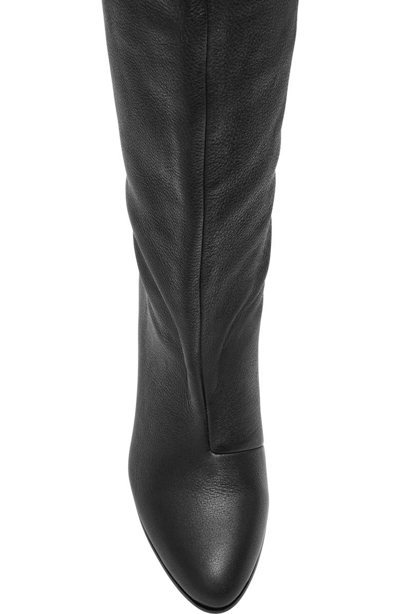 Steve Madden Rizk Knee High Boot, Alternate, color, Black Leather