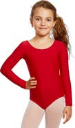 Leveret Girls Long Sleeve Leotard