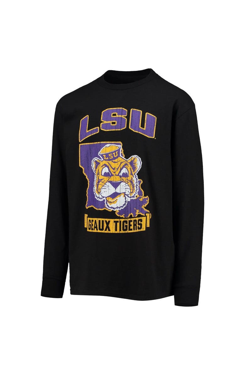 Champion Youth Champion Black LSU Tigers Strong Mascot Team T-Shirt, Alternate, color, 