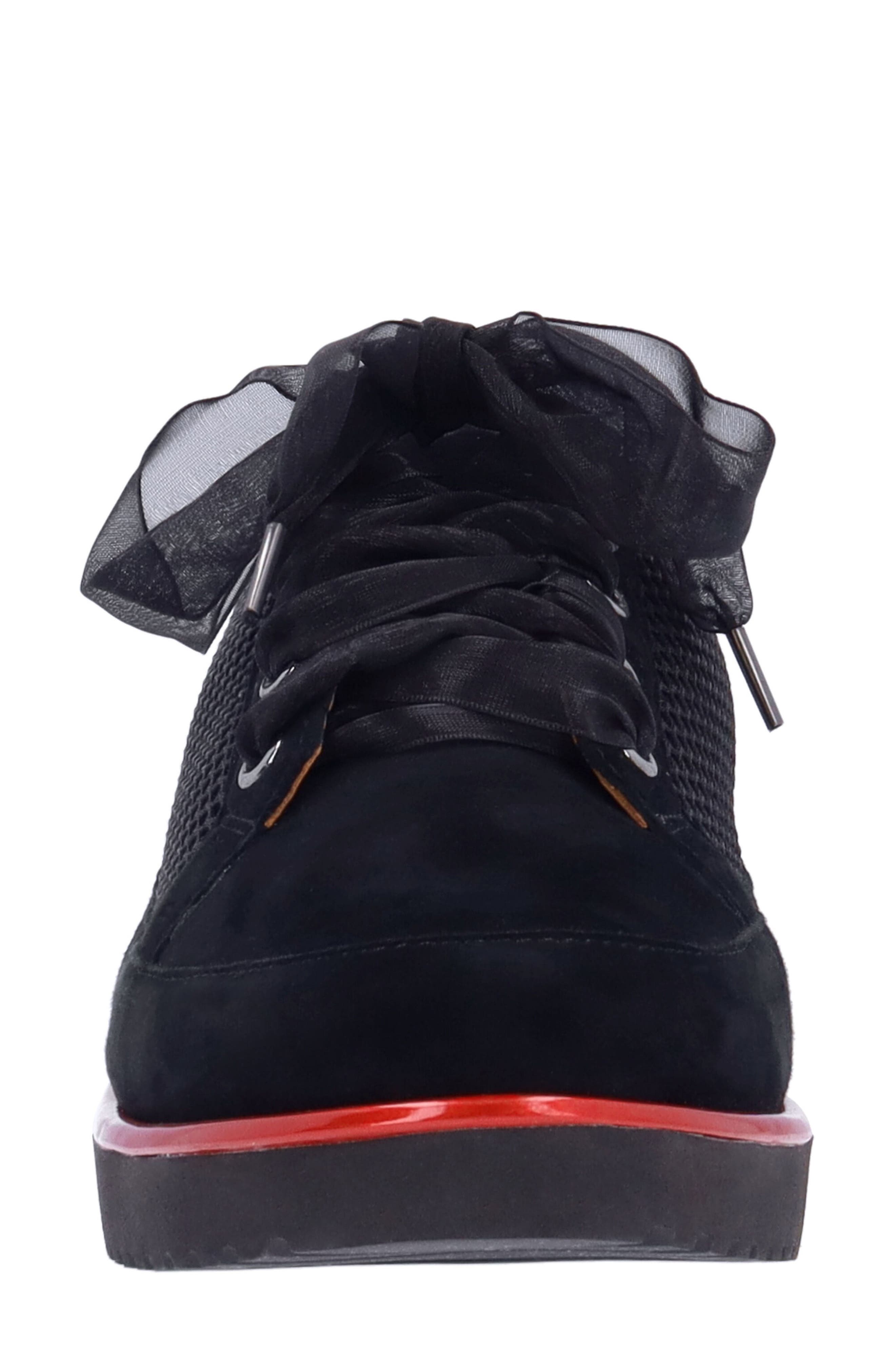 L'Amour des Pieds Zafira Mixed Media Derby, Alternate, color, Black