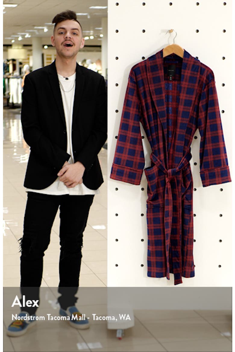 Plaid Velour Robe video