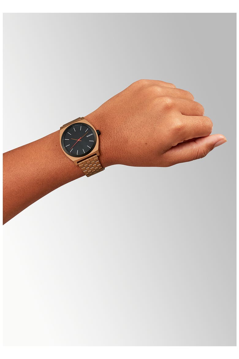 The Time Teller Bracelet Watch, 37mm, Alternate, color, BRONZE / BLACK