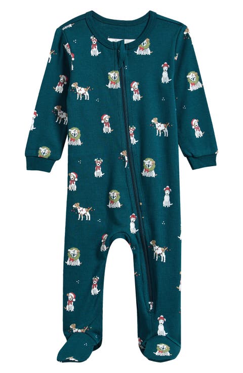 Holiday Pups Organic Cotton Footie