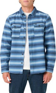 O'Neill Blanket Cotton Flannel Button-Up Overshirt