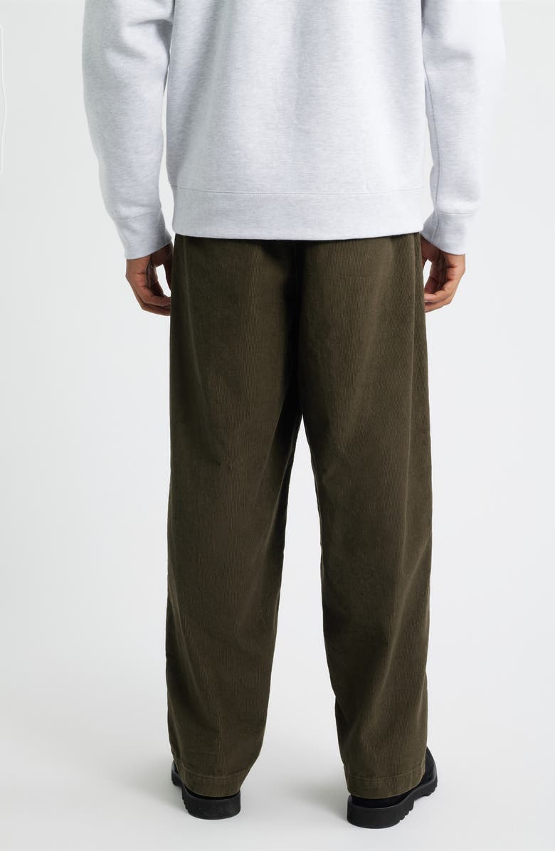 Obey Dean Faded Wash Cotton Corduroy Pants, Alternate, color, Black Olive Faded Wash