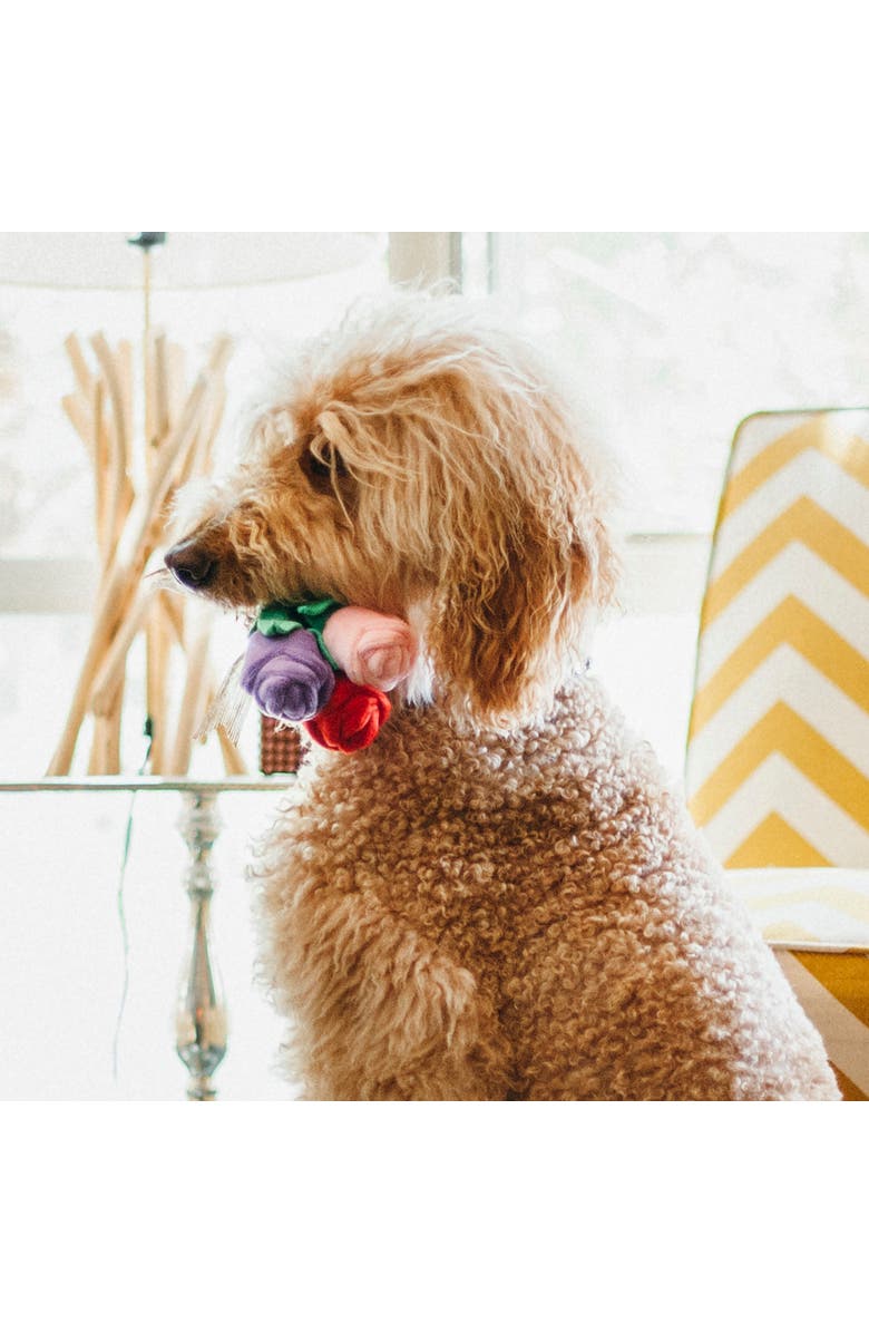 P.L.A.Y. Puppy Love Rover's Roses, Plush Dog Toy, Alternate, color, Multicolored