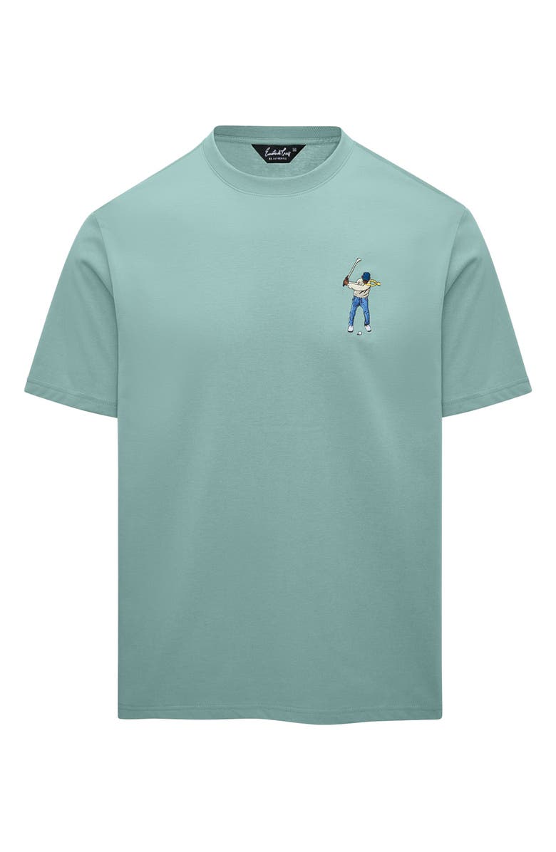 Eastside Golf Core Swingman T-Shirt, Main, color, Mineral Green