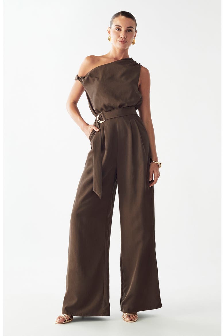 Mariah Jumpsuit, Alternate, color, Chocolate