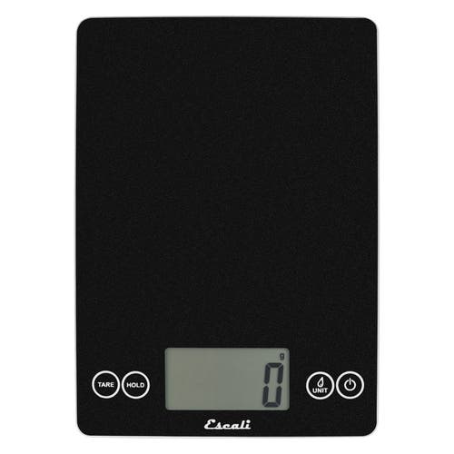 Escali Arti Glass Digital Scale In Black