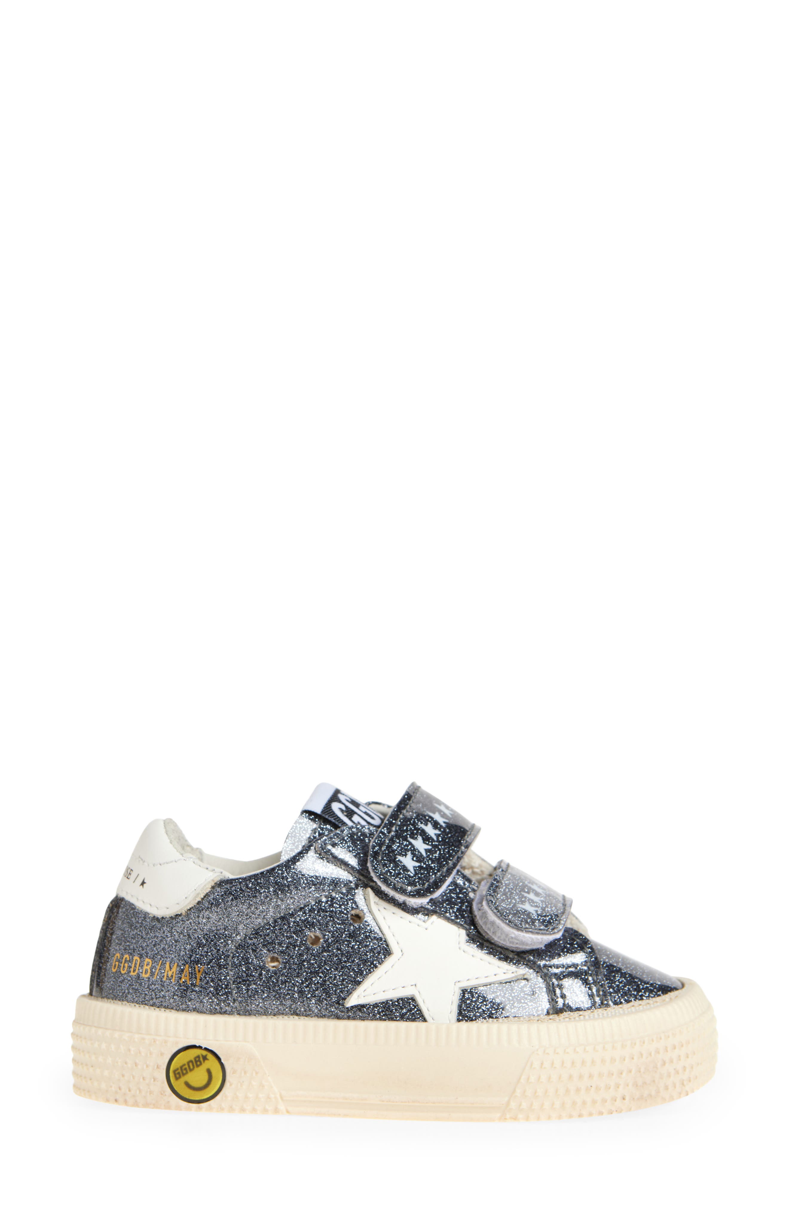 Golden Goose Kids' May School Glitter Sneaker, Alternate, color, 