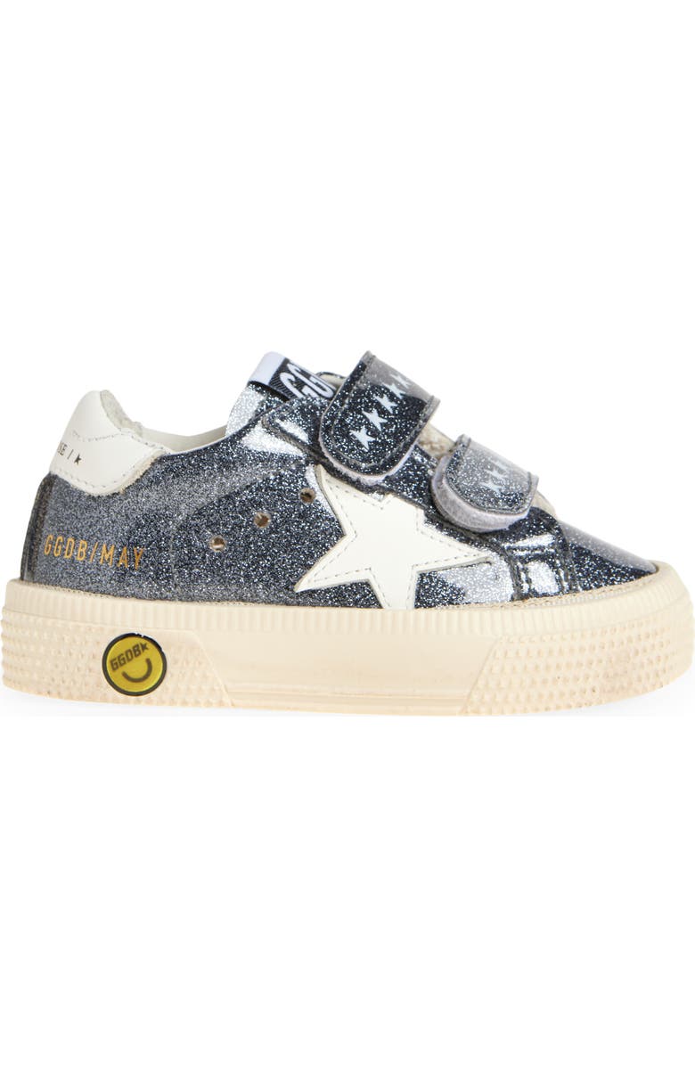 Golden Goose Kids' May School Glitter Sneaker, Alternate, color,