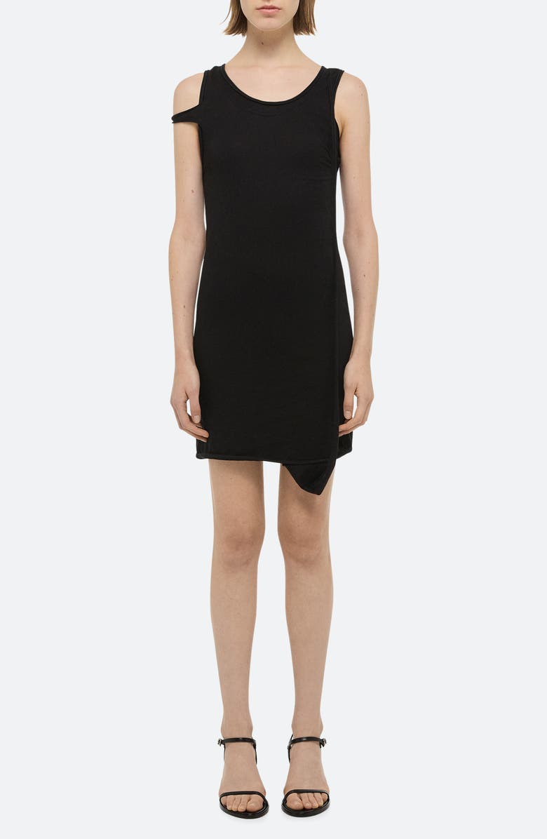 Helmut Lang Long Sleeve Rib Dress, Main, color, 