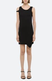 Helmut Lang Long Sleeve Rib Dress